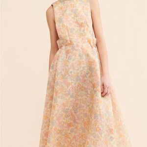 Selkie Hans Christian Pinafore Apron Maxi Dress Medium Nuuly